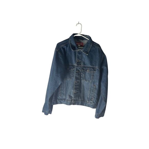 Wrangler Hero Denim Trucker Jean Jacket Men’s SizeLarge